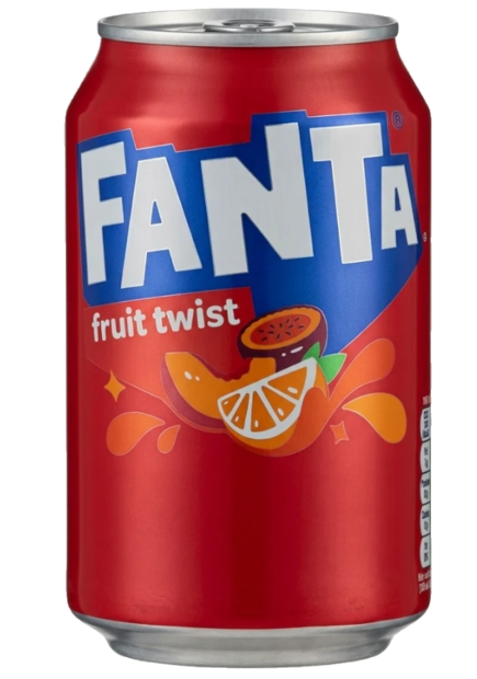 Fanta Fruit Twist/ Hiilihapollinen virvoitusjuoma 330ml TNK - Limonadit ja virvoitusjuomat - 14552 - 1