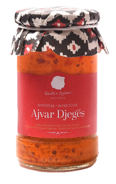 Grandmas Recipe Ajvar Tulinen/ Paprikatahna 350g CAM - Tomaatti- ja paprikasäilykkeet - 18242 - 1