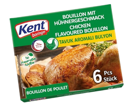 KentBor Chicken Cubes / Kanaliemikuutio 6x10g - Kanaliemi - 20972 - 1