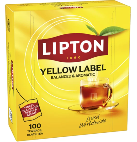 Lipton Yellow Label Tee 100ps 150g - Musta tee - 13602 - 1