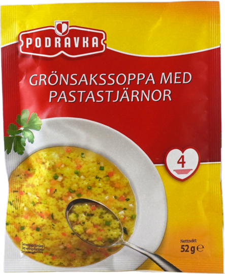 Podravka Kasviskeitto tähtipastalla 52g - Valmiskeitot ja valmisjauheet - 7922 - 1