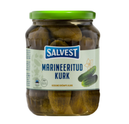 Salvest Marinated Cucumbers/ Suolakurkku 675g CAM - Kurkkusäilykkeet - 19832 - 1