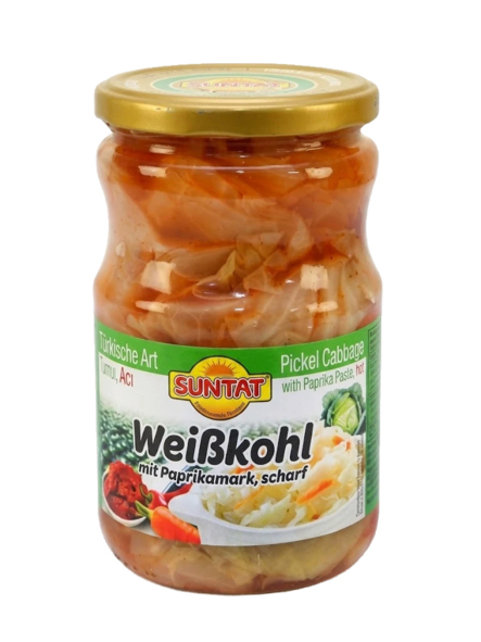 Suntat Lahana Tursu / Valkokaali paprikalla 660ml CAM - Vihannessäilykkeet - 20682 - 1