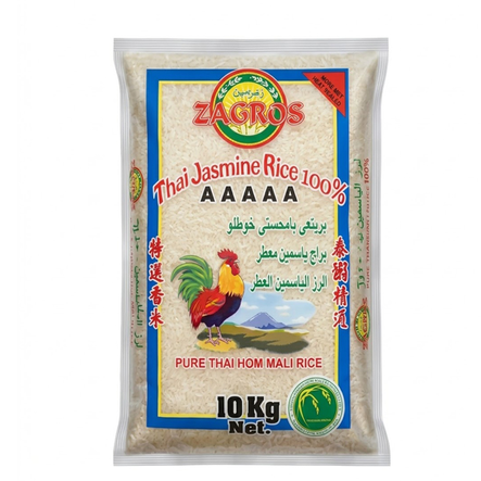 Zagros Thai Jasmine Rice 100% / Jasmiiniriisi 10kg - Jasmiiniriisi - 5322 - 1