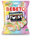 Bebeto Rainbow Twist Marshmallow Vaahtokarkki 250g - Irtomakeiset - 20992 - 1