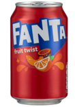 Fanta Fruit Twist/ Hiilihapollinen virvoitusjuoma 330ml TNK - Limonadit ja virvoitusjuomat - 14552 - 1