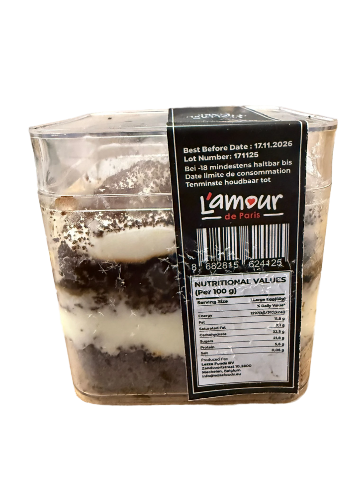 900411 Lamour Italian Tiramisu Cup / Tiramisu kuppi 165g - Pakastemakeiset ja -jälkiruoat - 19122 - 1