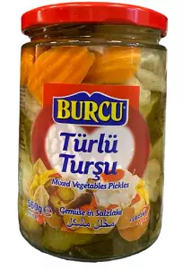 Burcu Turlu Tursu / Vihannessekoitus suolaliemessä 560g CAM - Vihannessäilykkeet - 1202 - 1