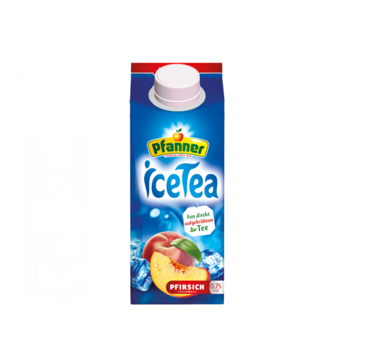 Pfanner Icetea Peach/ Persikkajäätee 0,75L - Limonadit ja virvoitusjuomat - 17532 - 1