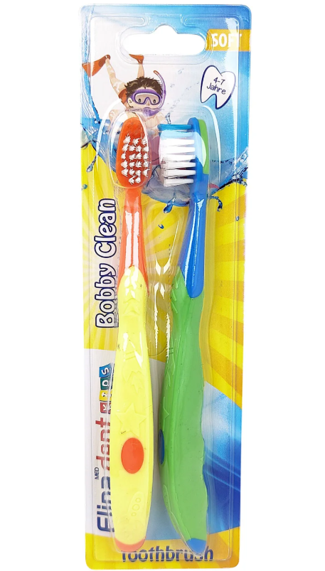 Elina Toothbrush Kinder/ Hammasharja 2kpl - Hygieniatarvikkeet - 17922 - 1