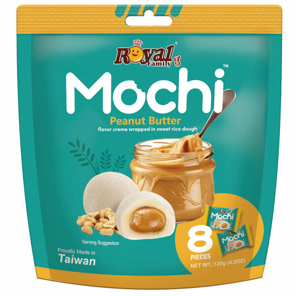 Royal Family Mochi Peanut Butter 120g - Konvehdit - 18182 - 1