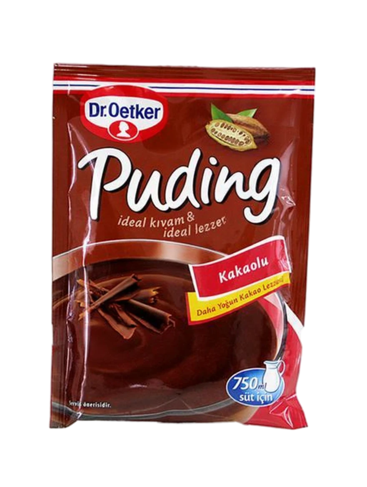 Dr. Oetker Kakao Pudding/ Suklaavanukas jauhe 147g - Vanukkaat ja jälkiruoka-ainekset - 18762 - 1