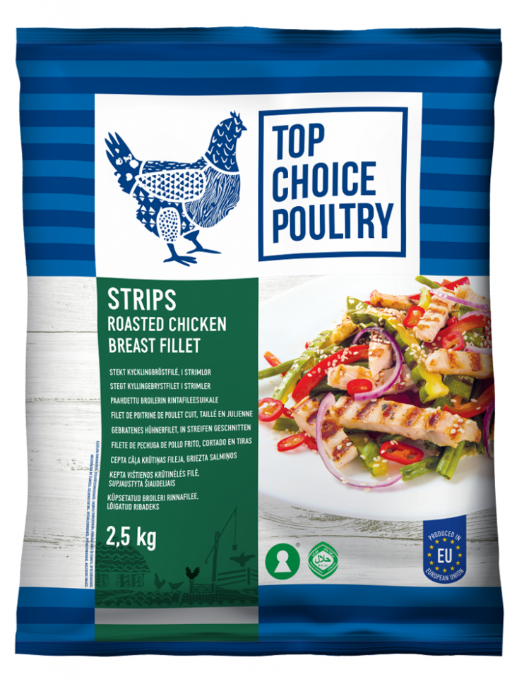 Top Choice Poultry Kanan Rintafilee Suikale 12mm 2,5kg - Kana pakasteet - 20382 - 1