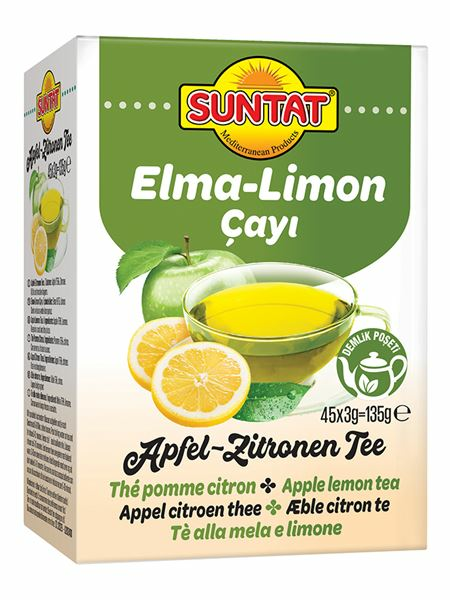Suntat Elma Limon Cay / Omena-sitruunatee 135g - Vihreä tee - 21092 - 1
