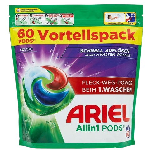 Ariel Color/ Pyykinpesujauhe 60kplx19,9g - Pyykinpesuaineet ja -tarvikkeet - 21202 - 1