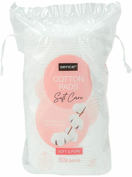 Sence Cotton Pad 50x Soft&Pure/ Vanulappu - Kosmetiikka - 21522 - 1