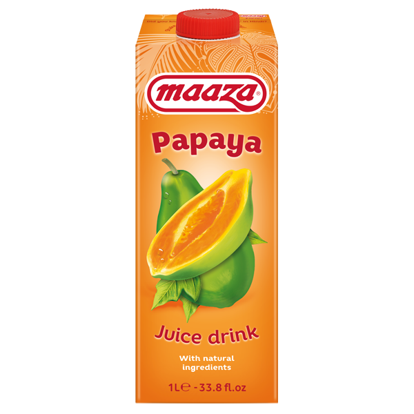 Maaza Papaya Juice Drink / Papaija mehujuoma 1L - Mehut ja nektarit - 3652 - 1