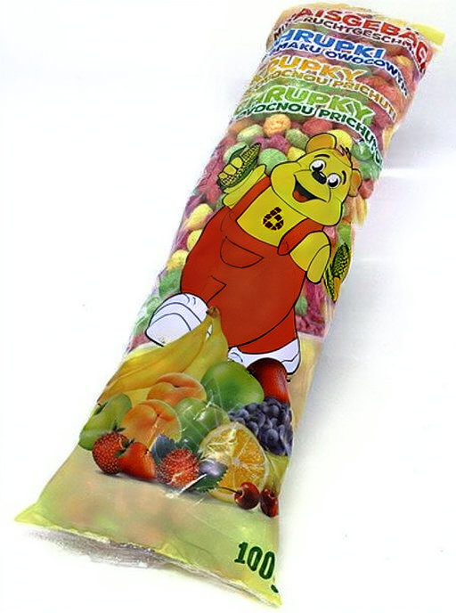 Corn snack Fruit Flavor / Hedelmämakuinen maissinaksu 100g - Sipsit - 7562 - 1