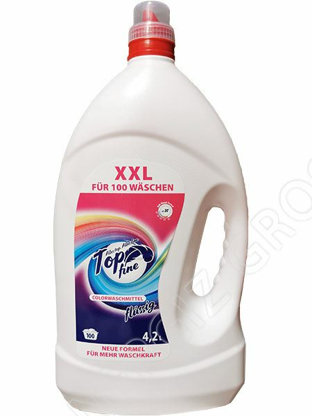 Top Fine XXL Waschliquid Color / Nestemäinen pesuaine 4,2L - Pyykinpesuaineet ja -tarvikkeet - 9212 - 1