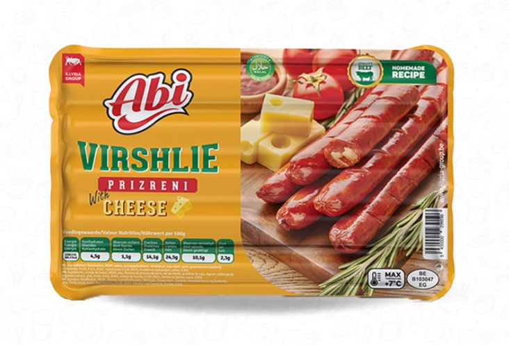 Abi Virshlle Prizreni with Cheese / Naudanliha makkara juustolla 500g - Nauta leikkeleet ja makkarat - 18162 - 1