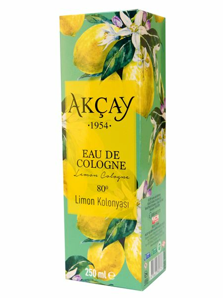 Akcay Scent Water Lemon/ Sitruuna Kölninvesi 250ml - Hygieniatarvikkeet - 19572 - 1
