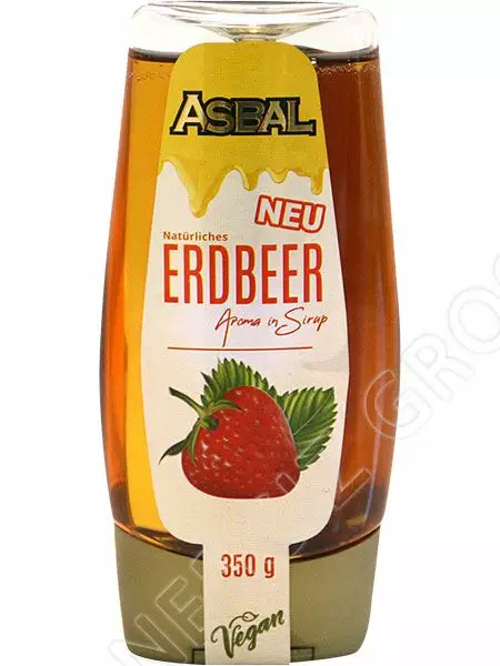 Asbal Erdbeer Aroma in Syrup / Mansikka Siirappi 350g - Hunajasiirapit - 492 - 1