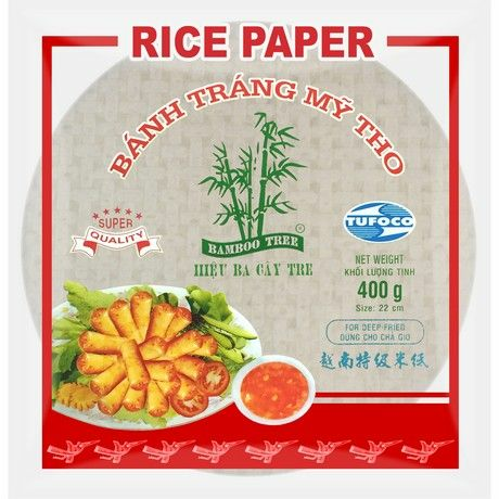 Bamboo Tree Rice Paper / Riisipaperi 400g (Deep Fry) - Riisipaperit - 652 - 1