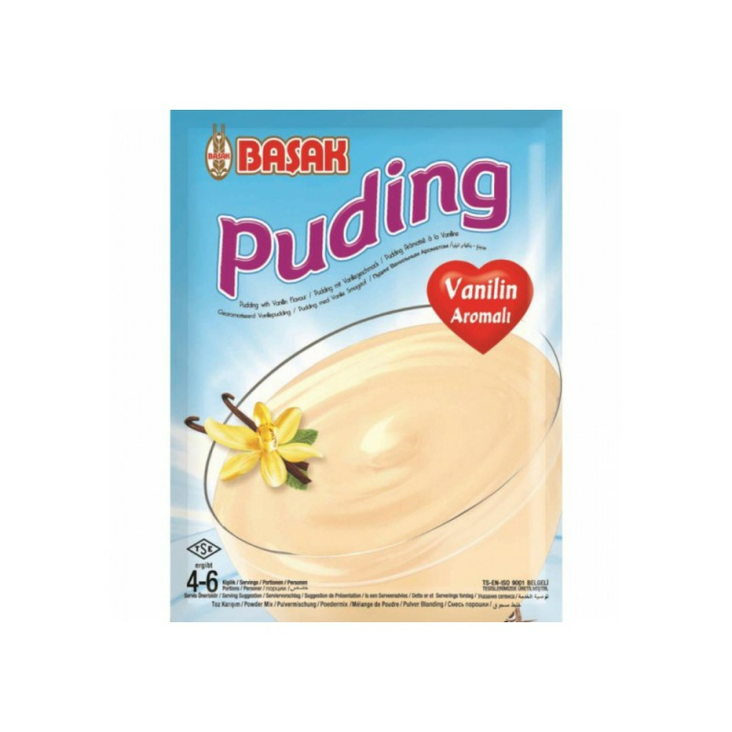 Basak Puding Vanilja Aromali / Vaniljavanukas jauhe 130g - Vanukkaat ja jälkiruoka-ainekset - 752 - 1