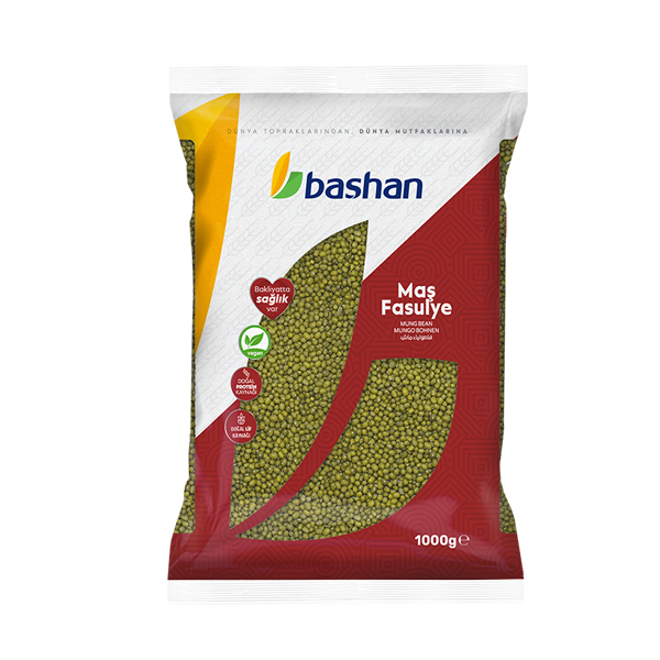 Bashan Mung Beans / Mungpavut 1Kg - Kuivatut pavut - 19022 - 1