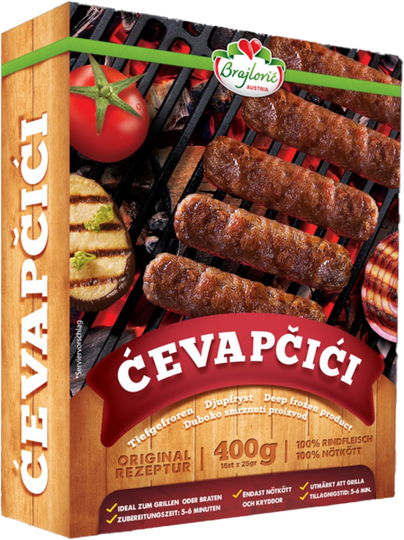 Brajlovic Cevapcici Sarajevo TK 400g - Nauta pakasteet - 16522 - 1