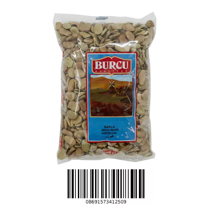 Burcu Tum Bakla / Härkäpapu 1kg - Kuivatut pavut - 1002 - 1