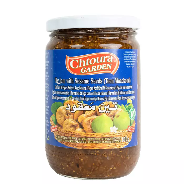 Chtoura Garden Fig Jam Sesame Seeds / Viikunahillo seesaminsiemeniä 800g CAM - Hillot - 12422 - 1