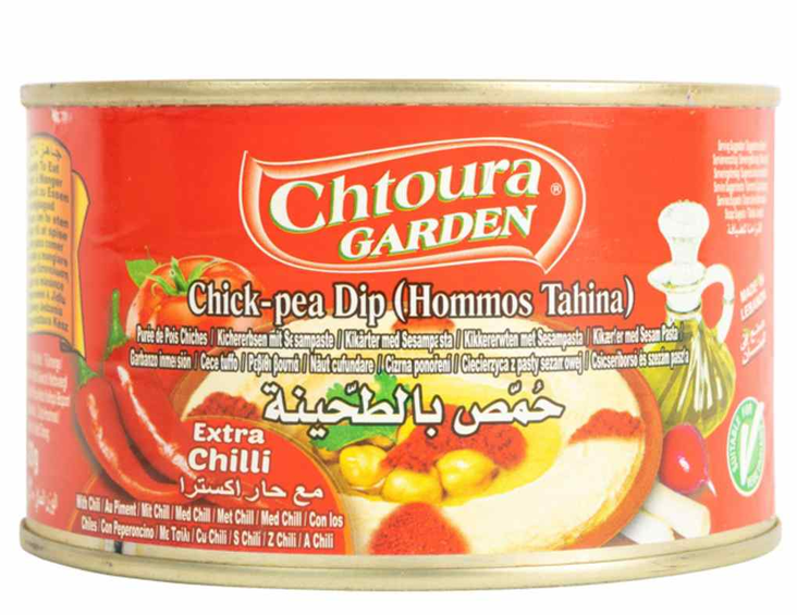 Chtoura Garden Hummus with Tahina Extra Chilli/ Hummustahna 420g TNK - Papu- ja linssisäilykkeet - 16072 - 1