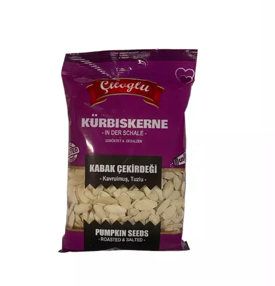 Ciloglu Kabak Cekirdegi Tuzlu / Kurpitsansiemenet suolattu 180g (violettii) - Siemenet - 12452 - 1