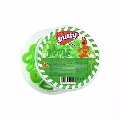 Ciloglu Yutty Apple Rings Karkki 250g - Irtomakeiset - 14912 - 1