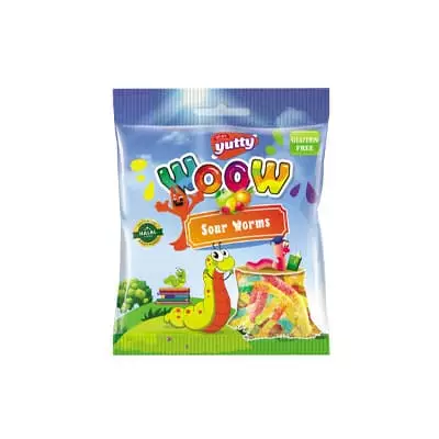 Ciloglu Yutty Woow Sour worms 150g - Irtomakeiset - 8872 - 1