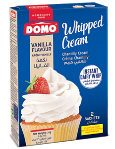 Domo Whipped Cream / Kermavaahto 72g - Vanukkaat ja jälkiruoka-ainekset - 14342 - 1