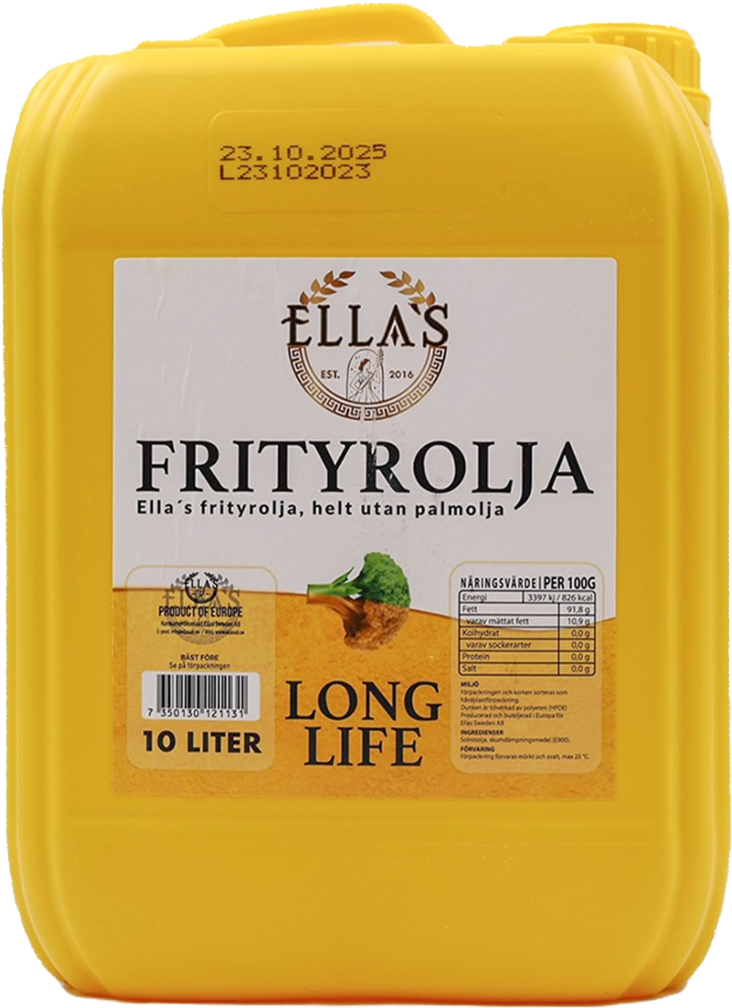 Ellas Frityrolja / Paistoöljy 10L - Erikoisöljyt - 18342 - 1