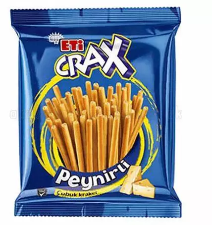 Eti Crax Gong Stick Cheese Suolatikku Juusto 123g - Sipsit - 7882 - 1