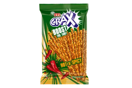 Eti Crax Hot & Spicy Suolatikku 50g - Sipsit - 14362 - 1