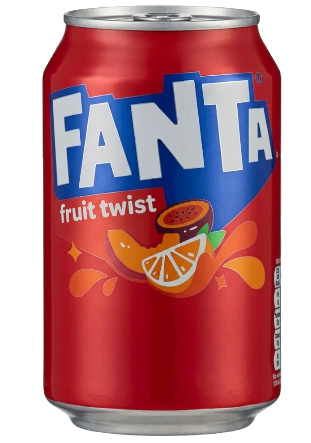 Fanta Fruit Twist/ Hiilihapollinen virvoitusjuoma 330ml TNK - Limonadit ja virvoitusjuomat - 14552 - 1