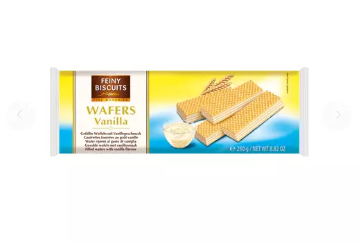 Feiny Biscuits Vohveli Vanilja-kermatäytteellä 250g - Täytekeksit ja vohvelit - 13912 - 1
