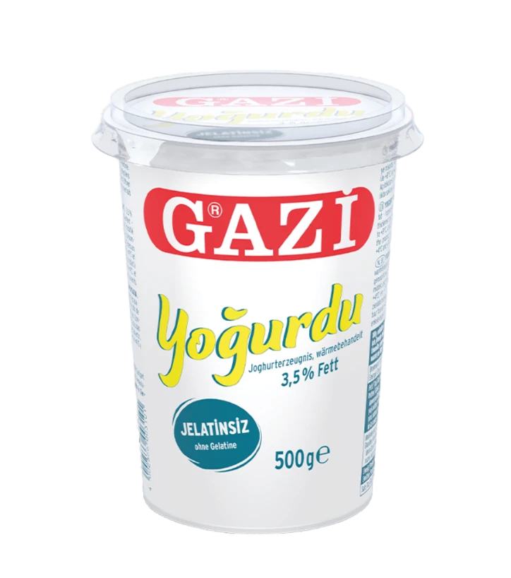 Gazi Yogurdu Jogurtti 3,5% 500g - Turkkilaiset jogurtit - 6662 - 1