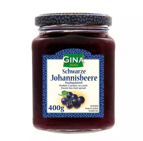 Gina Black currant Spread/ Mustaherukkalevite 400g - Makeat levitteet ja pähkinälevitteet - 15182 - 1