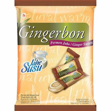Gingerbon Ginger Candy Jahe Susu / Maidonmakuinen inkiväärikarkki 100g - Irtomakeiset - 11542 - 1