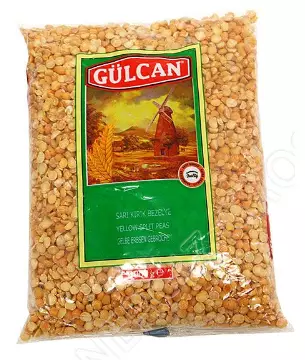 Gulcan Bakliyat Sari Kirik Bezelye / Kuivatut herneet 1Kg - Kuivatut pavut - 15412 - 1