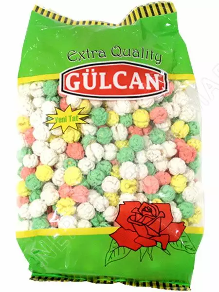 Gulcan Meyveli Leblebi Sekeri / Hedelmäsokeroidut kikherneet 700g - Pähkinät - 2832 - 1