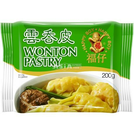 Happy Boy Wonton Pastry / Wonton taikina 200g - Suolaiset leivonnaiset - 10142 - 1