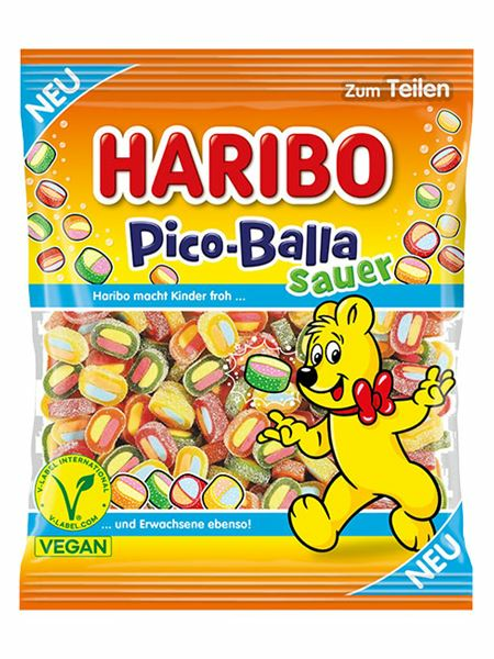 Haribo Veggie Pico-Balla Sauer Karkkipussi 160g - Irtomakeiset - 19342 - 1