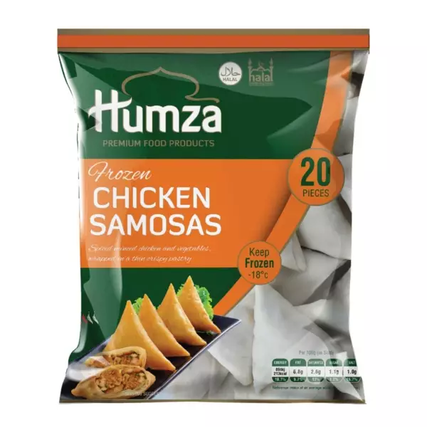 Humza Chicken Samosas / Kanasamosa 650g - Suolaiset leivonnaiset - 10642 - 1